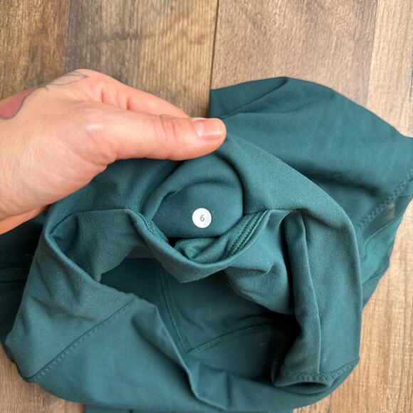 Lululemon High Times Rhythm Pants Women's Size 6 Green Athletic Training‎ 6708 - Picture 3 of 9